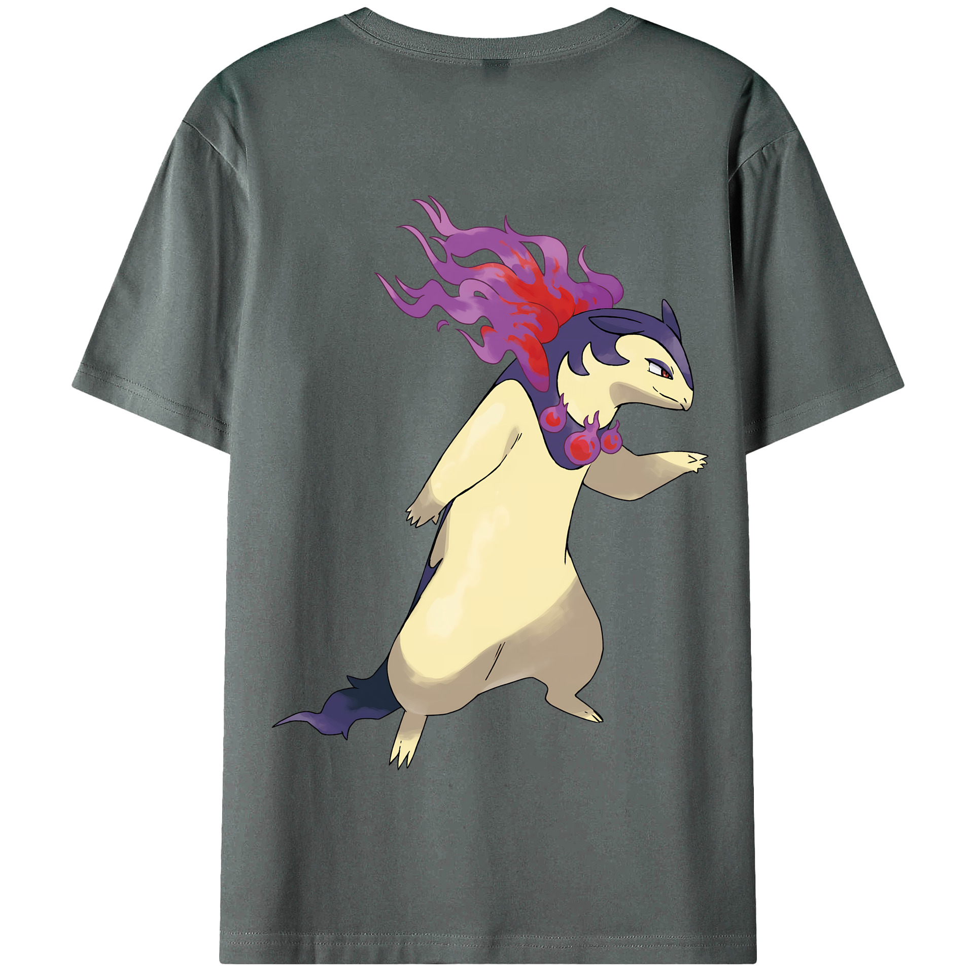（画像用） ポケットモンスター Pokémon 綿100％半袖Tシャツ（背面プリント）